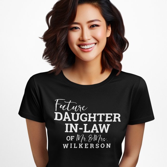 Camiseta Hija Futura En Law BV Boda De Novia (Subido por el creador)
