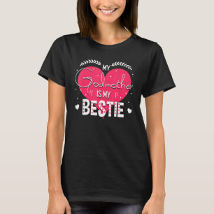 Camiseta Hija mi padrina es mi mejor amiga de vida