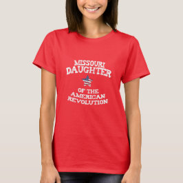 Camiseta Hija Missouri de la Revolución Estadounidense