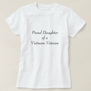 Camiseta Hija orgullosa de un veterano de Vietnam