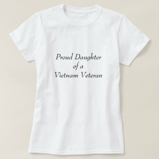 Camiseta Hija orgullosa de un veterano de Vietnam