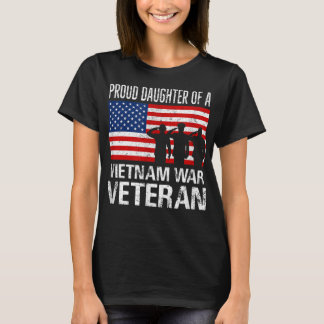 Camiseta Hija orgullosa veterana de guerra de Vietnam por c