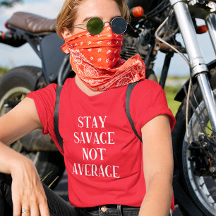 Camiseta Hija Salvaje: Sé Salvado No Promedio