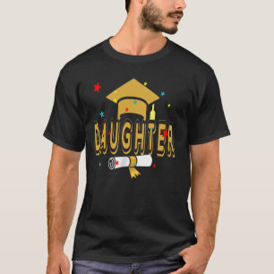 Camiseta Hija Senior 2025 Hija Orgullosa De Un Graduado De 