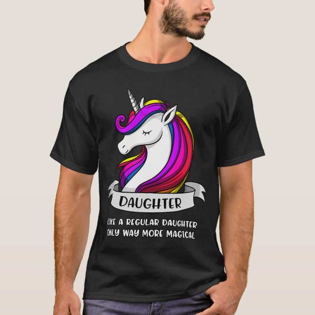 Camiseta Hija Unicornio (Anverso)