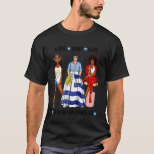 Camiseta Hija Uruguaya Africana Mujeres Bandera De Uruguay