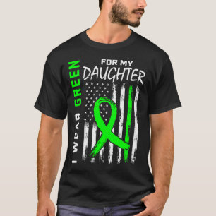 Camiseta Hija Verde Parálisis Cerebral Enfermedad Renal Con