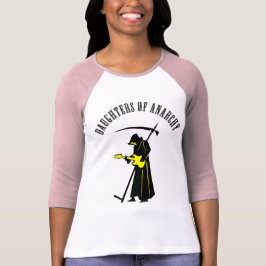 Camiseta Hijas de Anarquía Biker Muerte Metalizado Zombie