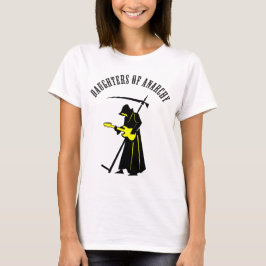 Camiseta Hijas de Anarquía Biker Muerte Metalizado Zombie