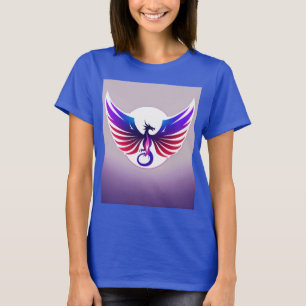 Camiseta Hijas del cielo: diseño del logotipo del club de a
