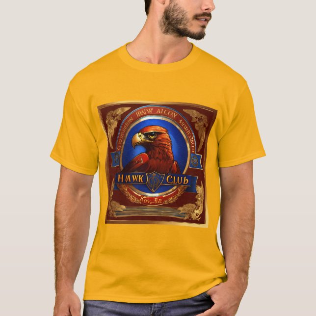 Camiseta Hijas del cielo: logo del club de aviación audaz (Anverso)