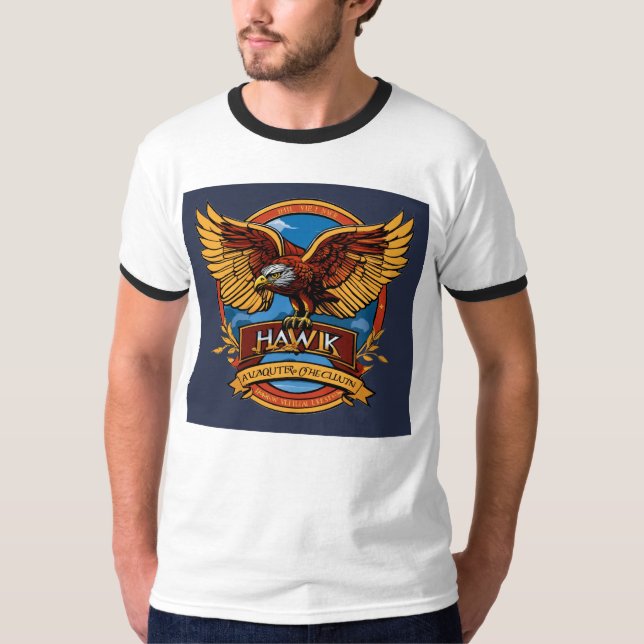 Camiseta Hijas del cielo: logo del club de aviación audaz (Anverso)