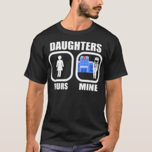 Camiseta Hijas tuyas, mías - Enfermera divertida mamá Enfer