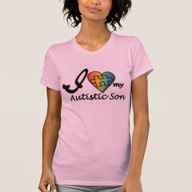 Camiseta hijo autístico (Anverso)
