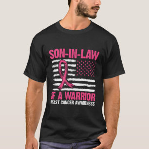 Camiseta Hijo-Cuñado De Cáncer De Mama De La Madre Guerrera