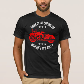 Camiseta Hijo de Alzheimer's Where is My Bike ©WhiteTigerLL