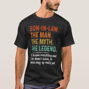 Camiseta Hijo De Derecho El Hombre El Mito La Leyenda Que C