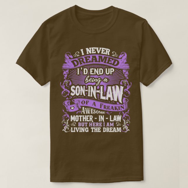 Camiseta Hijo De Derecho Que Nunca Soñé (Diseño del anverso)