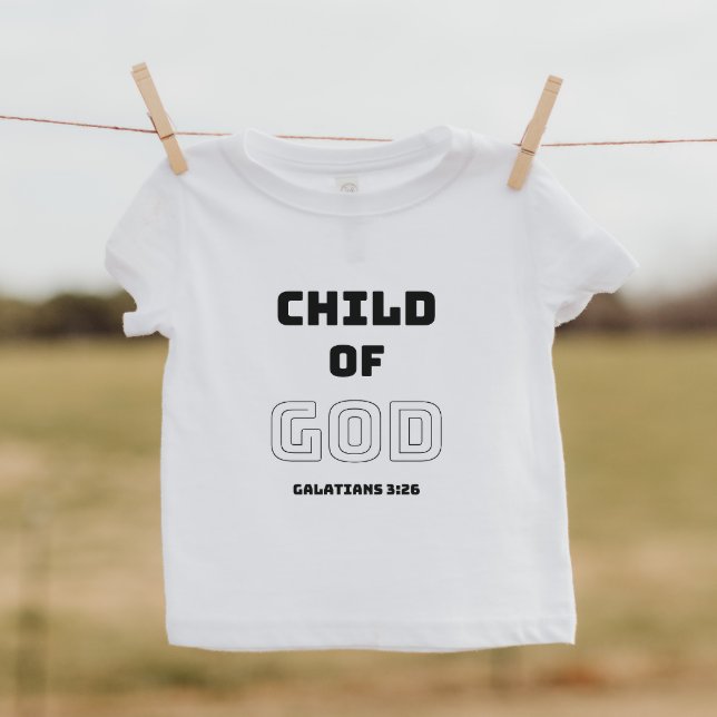 Camiseta Hijo de Dios, niño cristiano (Subido por el creador)