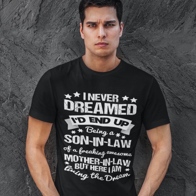 Camiseta Hijo de familia de ley orgulloso de increíble madr (Subido por el creador)