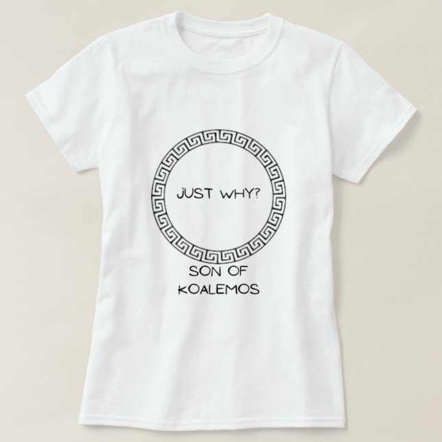 Camiseta hijo de Koalemos divertido (Diseño del anverso)