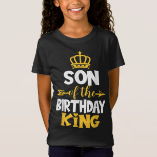 Camiseta Hijo De La Idea De Cumpleaños Del Rey