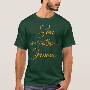 Camiseta Hijo De La Idea De La Fiesta De La Boda Groom Para