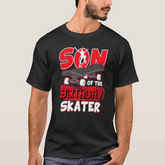 Camiseta Hijo De La Patineta De Patinaje De Patinaje De Cum (Anverso)