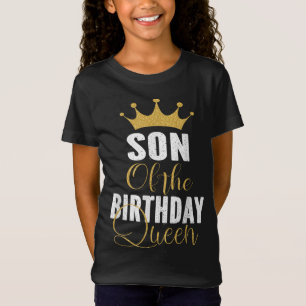 Camiseta Hijo De La Reina De Cumpleaños Mujeres Duelo De Re