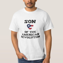 Camiseta Hijo de la Revolución Americana Estrella Eagle Dad