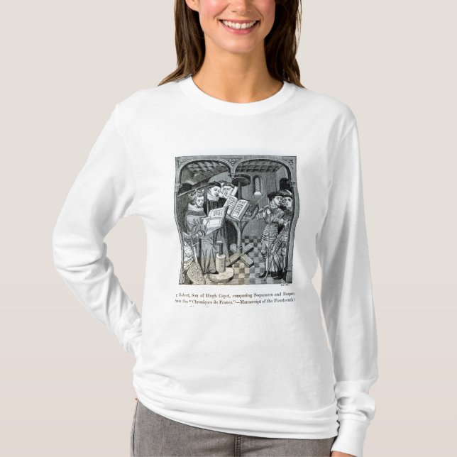Camiseta Hijo de rey Roberto II de Hugh Capet (Anverso)