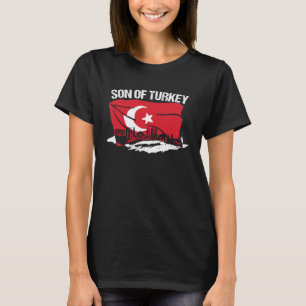 Camiseta Hijo De Turquía Estambul Ankara Türkiye Orgulloso