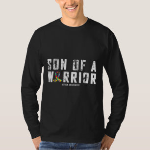 Camiseta Hijo De Un Guerrero Autismo Conciencia Familia Vin