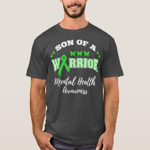 Camiseta Hijo De Un Guerrero Conciencia De La Salud Mental