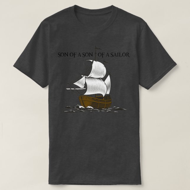 Camiseta Hijo de un hijo de marinero (Diseño del anverso)
