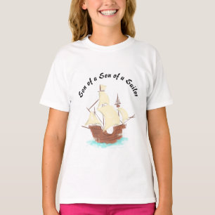 Camiseta Hijo de un hijo de un pirata marinero