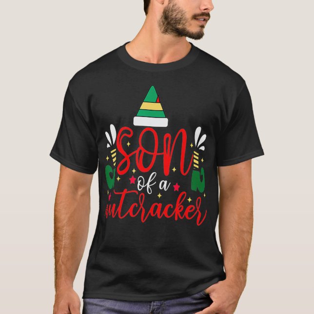 Camiseta Hijo de un pesimista Navidad feos Navidades (Anverso)
