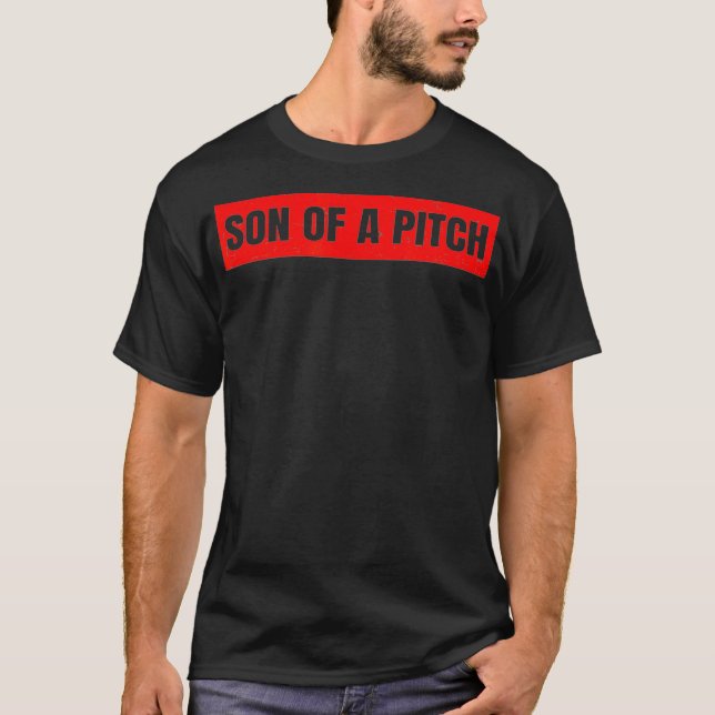 Camiseta Hijo De Un Pitch Para El Personal De La Empresa De (Anverso)