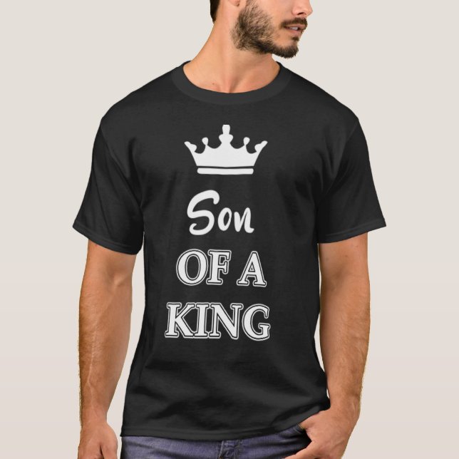 Camiseta Hijo De Un Rey Papi De Los Padres Reales Del Prínc (Anverso)