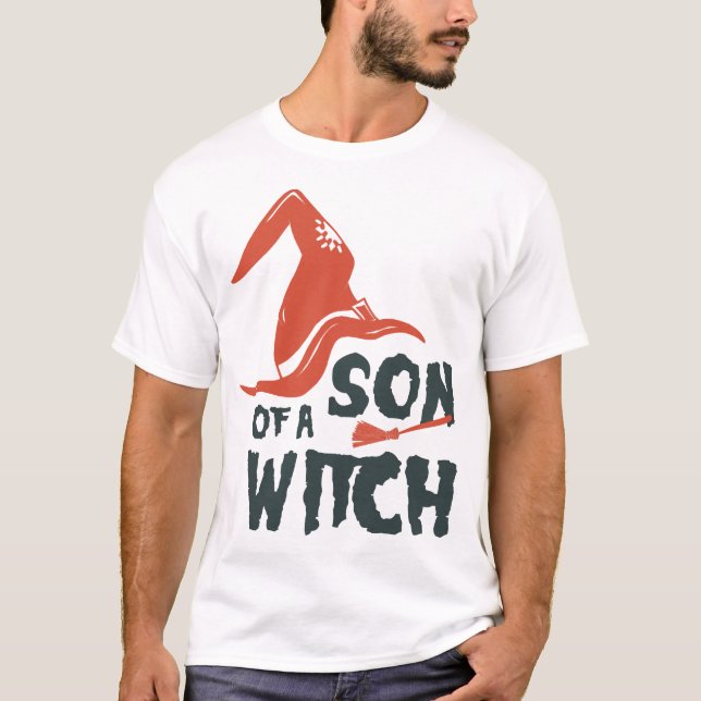 Camiseta Hijo de una bruja (Anverso)