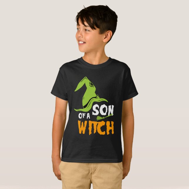 Camiseta Hijo de una bruja (Anverso completo)