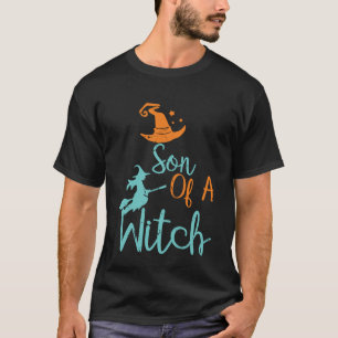 Camiseta Hijo de una bruja Halloween Trick or Treys Wizar