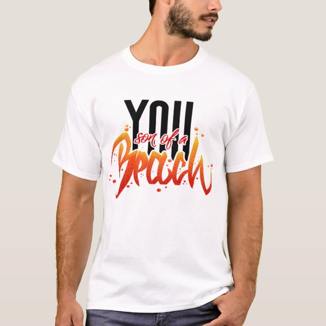 Camiseta Hijo de una playa (Anverso)