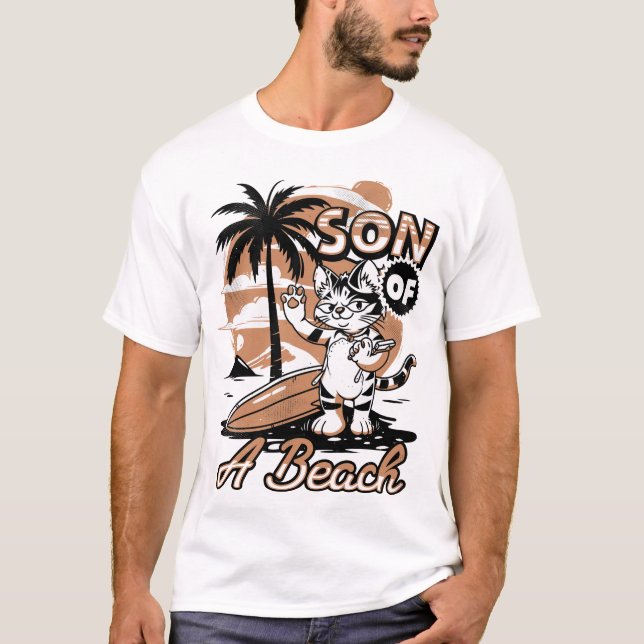 Camiseta Hijo de una playa (Anverso)