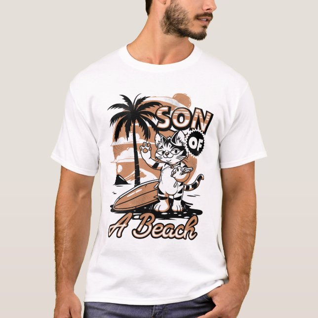 Camiseta Hijo de una playa (Anverso)
