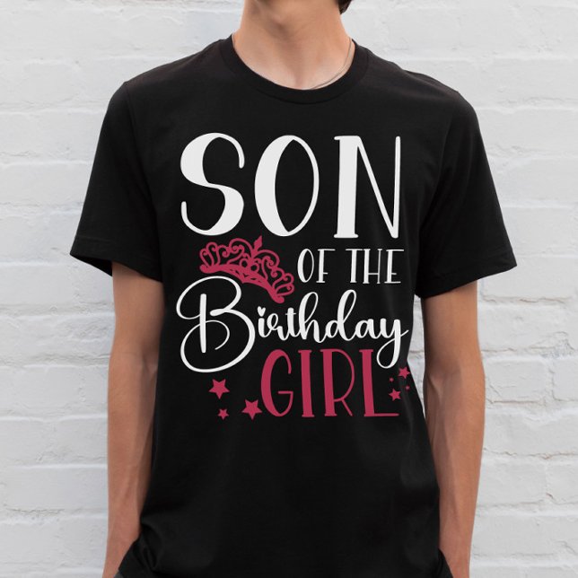 Camiseta Hijo del Chica de Cumpleaños Coincidencia de Escua (Subido por el creador)