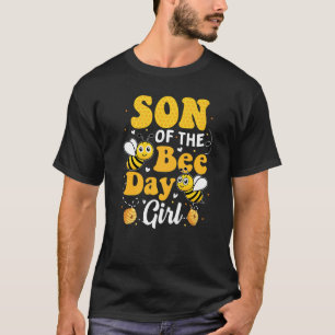 Camiseta Hijo Del Chica Del Día De La Abeja Niños Chicas De