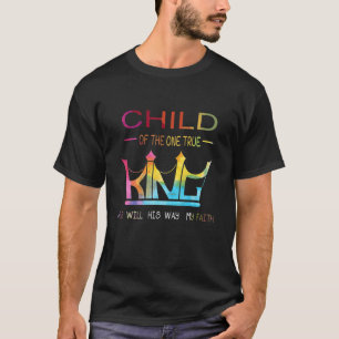 Camiseta Hijo Del Un Verdadero Rey Jesús Biblia Cristiana V