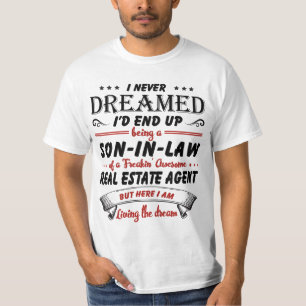 Camiseta Hijo En Derecho De Impresionante Agente Inmobiliar