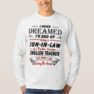 Camiseta Hijo En Derecho De Impresionante Profesor De Inglé
